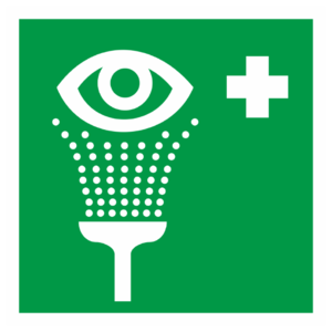 Знак EC-04 «Пункт обработки глаз»_07504