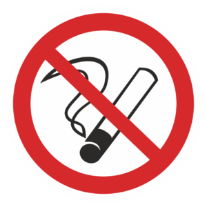 Знак P-01«Курить запрещено»_07301