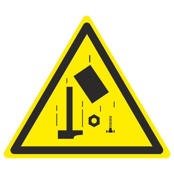 Знак W-34 «Осторожно. Падающие предметы»_07033